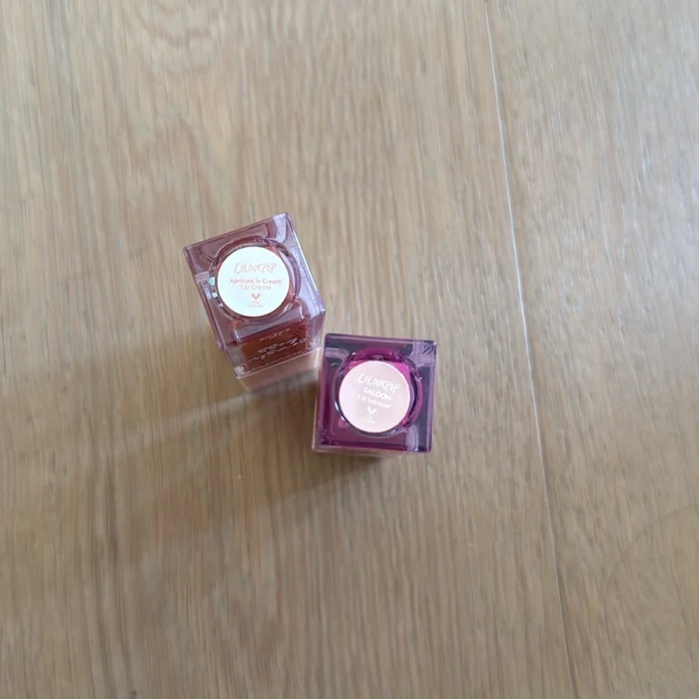Colourpop French Kiss Lip Crème saloon and apricots and crème